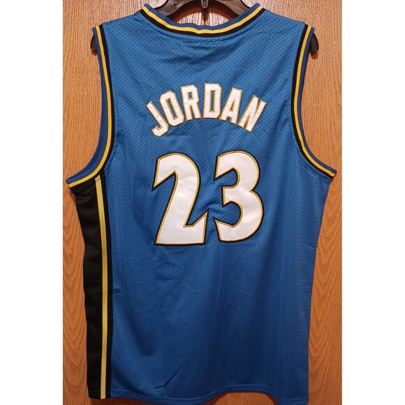 Michael Jordan (Mitch/Ness)-(Wizards)-(Jersey)-(Blue)-(Good Cond.)-(XL)-$100.00 - Picture 3 of 12